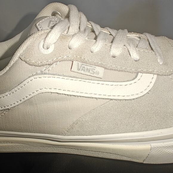 Vans Mens Size 7 Kyle Walker Pro Skateboard Chambray Suede / Canvas Gray White main image 7